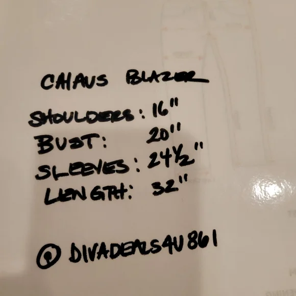 JOSEPHINE CHAUS VINTAGE BLACK LONG BLAZER ONE BUTTON SIZE 10 CIRCA 80'S - Picture 13 of 13